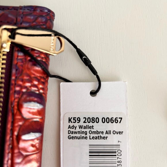Brahmin Ady Dawning Ombré All Over Genuine Leather Wallet NWT - Picture 9 of 10